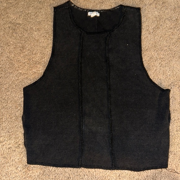 Garage Tops - Black garage tank